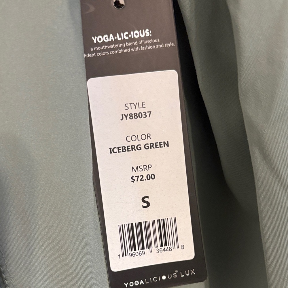 Yogalicious Women's Jacket in Sage Green.Brand New With Tags. - Picture 3 of 4